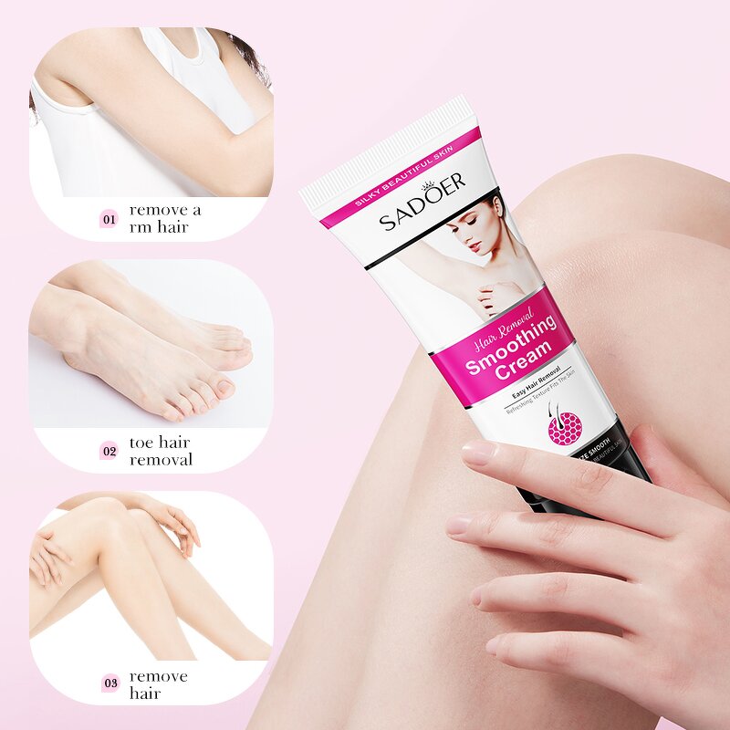 Hair Removal Cream Manufacturer - Non Irritating Quick for Whole Body Axillary Arm Leg Privates 50g & SADOER
