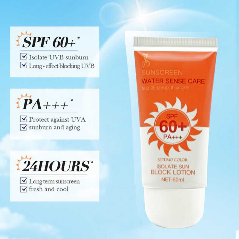 Sunscreen Cream Manufacturer - SPF60+ Lightweight Moisturizing UV Protection Anti Sweat