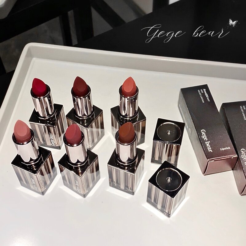 Lip Gloss Manufacturer - Gege Bear Matte Nude Long-Lasting Waterproof Anti-Fouling Natural & OEM ODM