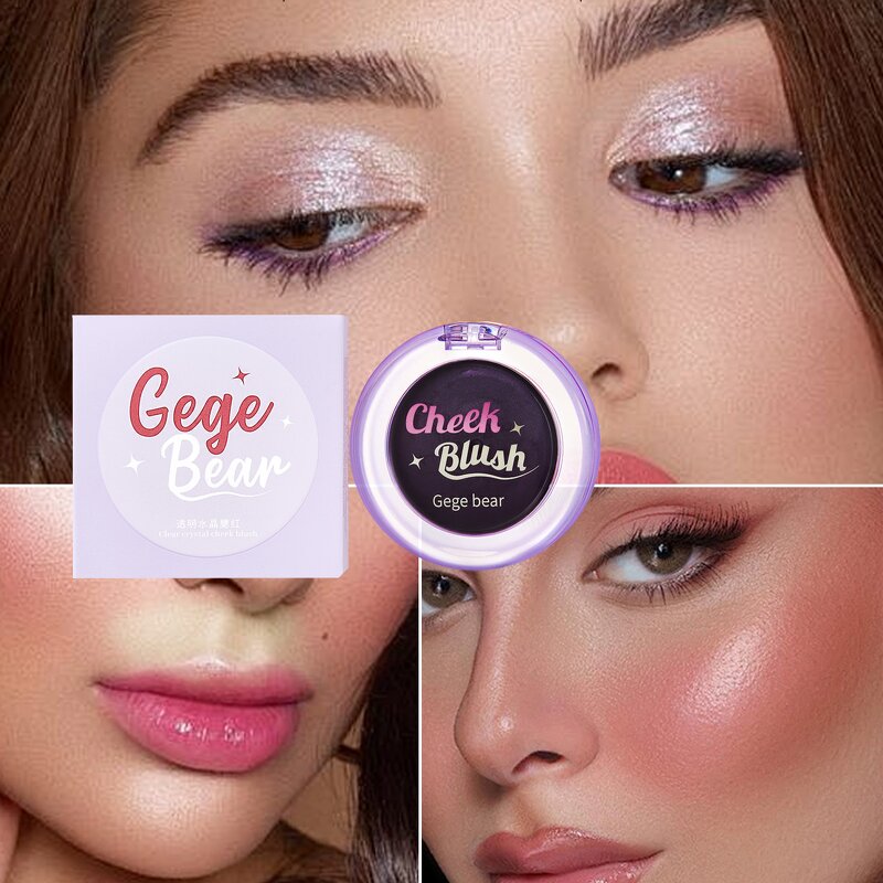 Blusher Manufacturer - Gege Bear High Pigment Vegan Magic Waterproof Long Lasting Transparent Crystal Jelly