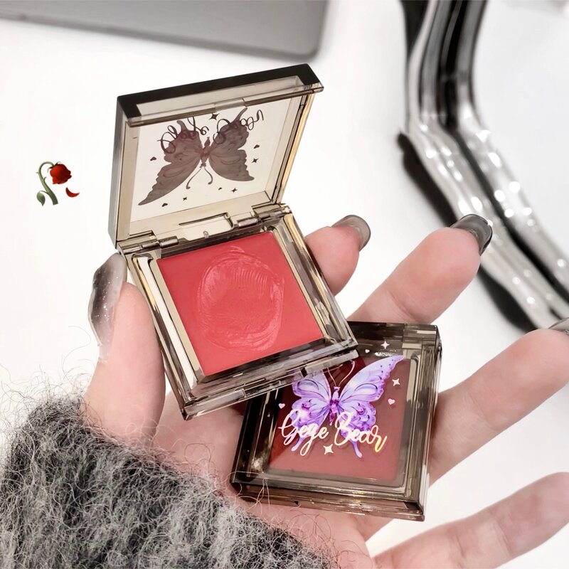 Blush Cream Manufacturer - Gege Bear Custom Logo Natural Lift Color Slightly Drunk Tender Powder