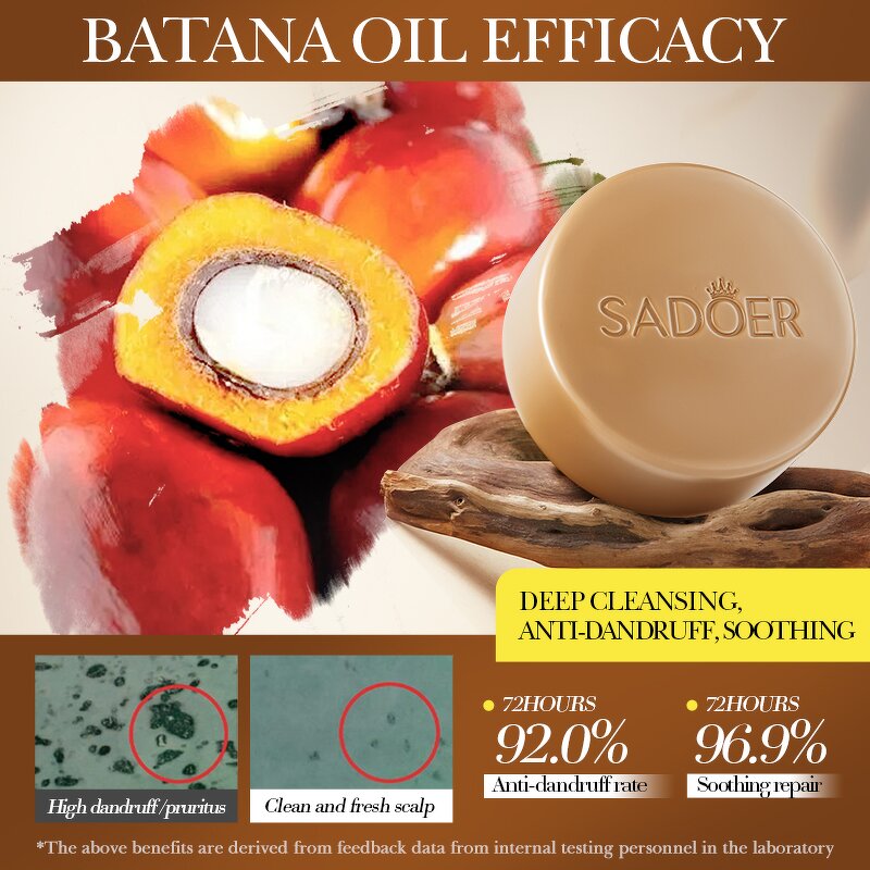 Shampoo Soap Manufacturer - Organic Solid Batana Oil Butter Natural Hair Care Moisturizing Smoothing