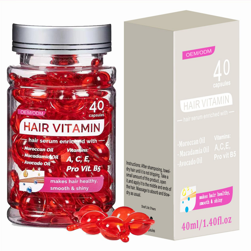 Hair Growth Oil Manufacturer - Organic with Keratin Treatment Vitamin C E Moisturizing Capsule