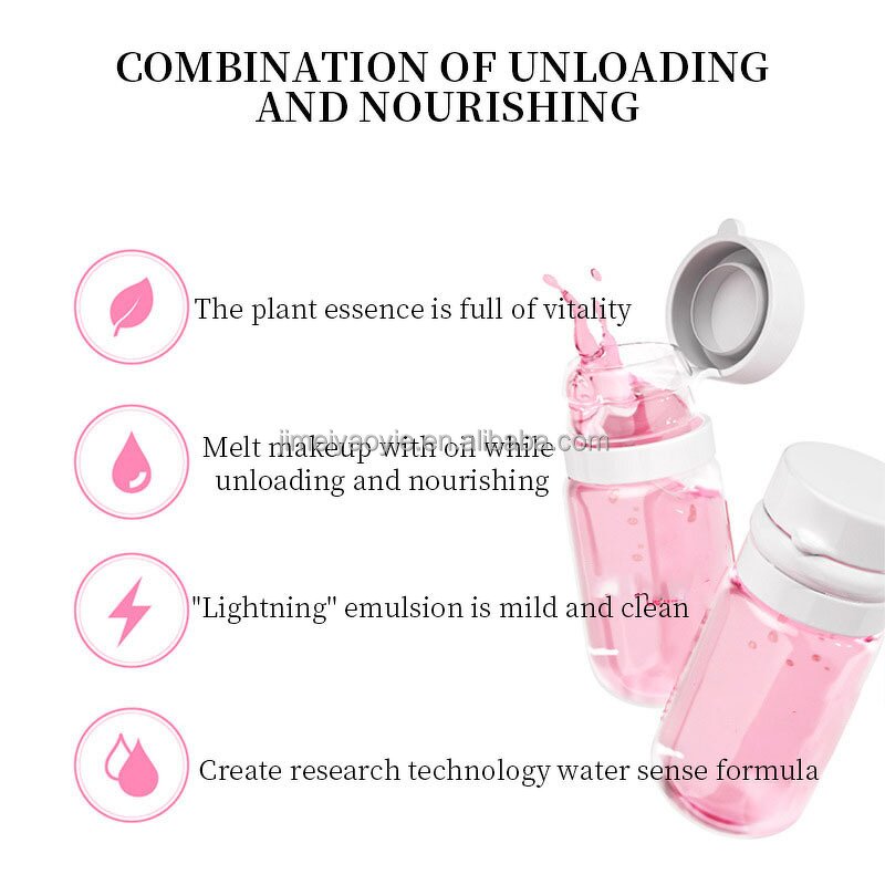 Makeup Remover Oil Manufacturer - Mineral Ingredient for Eyes Lips Facial with Rose Scents