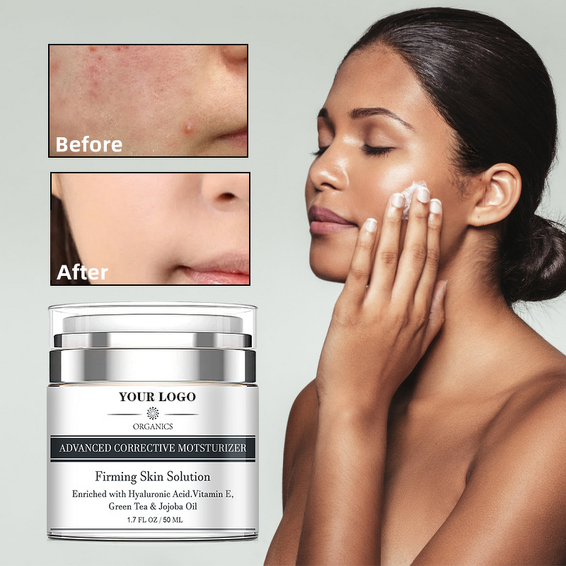 Face Cream Manufacturer - 50ml Anti-Aging with Hyaluronic Acid Vitamin E Retinol Collagen Vegan & Sumax