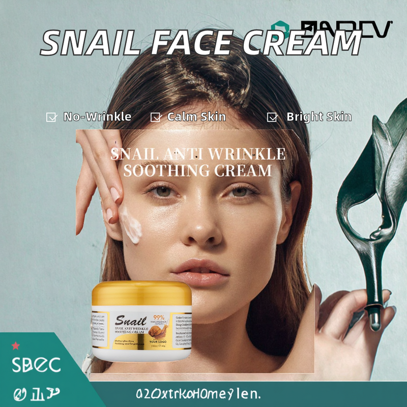 Face Cream Manufacturer - Snail Anti-Wrinkle Soothing with Collagen & Private Label OEM