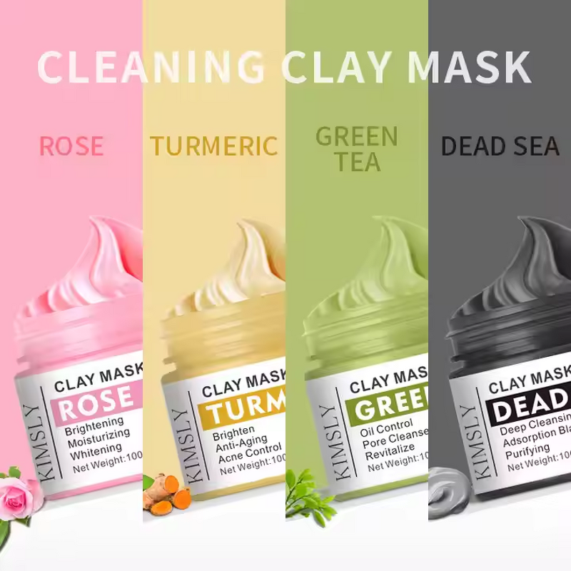 Clay Mask Manufacturer - Pore Purified Green Tea Turmeric Dead Sea with Shea Butter Rose Aloe & OEM Private Brand