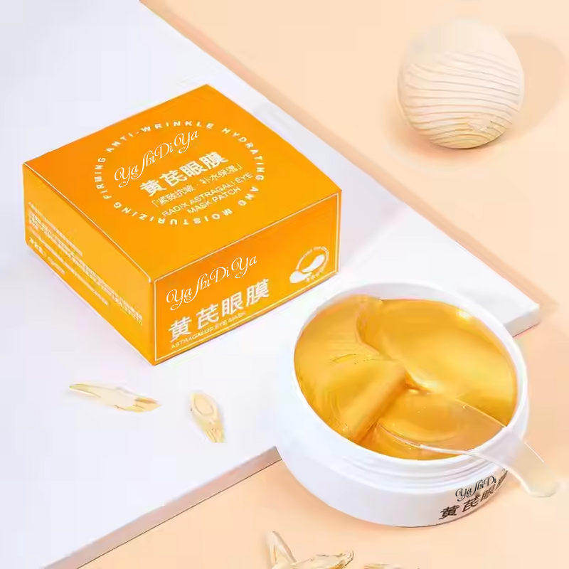 Eye Mask Manufacturer - Organic Gold Gel Anti-Aging Anti-Wrinkle with Aloe Vitamin E & OEM Custom