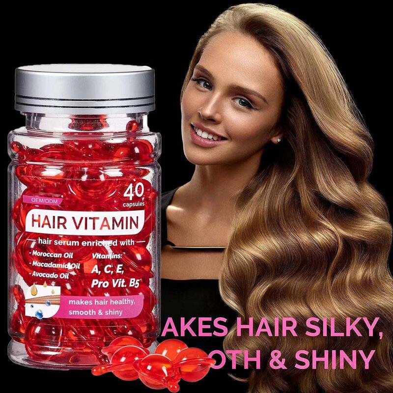 Hair Growth Oil Manufacturer - Organic with Keratin Treatment Vitamin C E Moisturizing Capsule