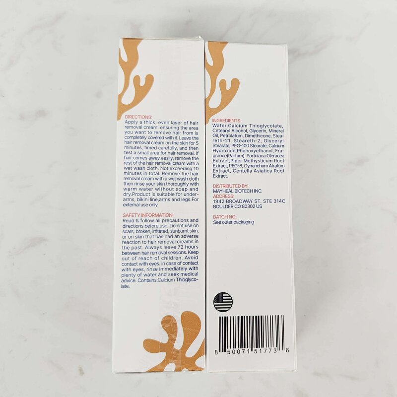 Depilatory Cream Manufacturer - Plant-Based for Body Hair Removal Enhances Skin Smoothness Softness