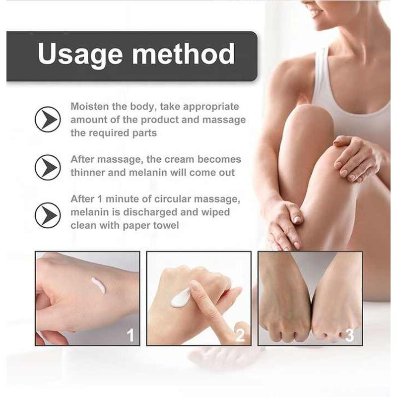 Bleaching Cream Manufacturer - for Face Body Whitening Dark Knuckles Elbows Underarms Private Areas