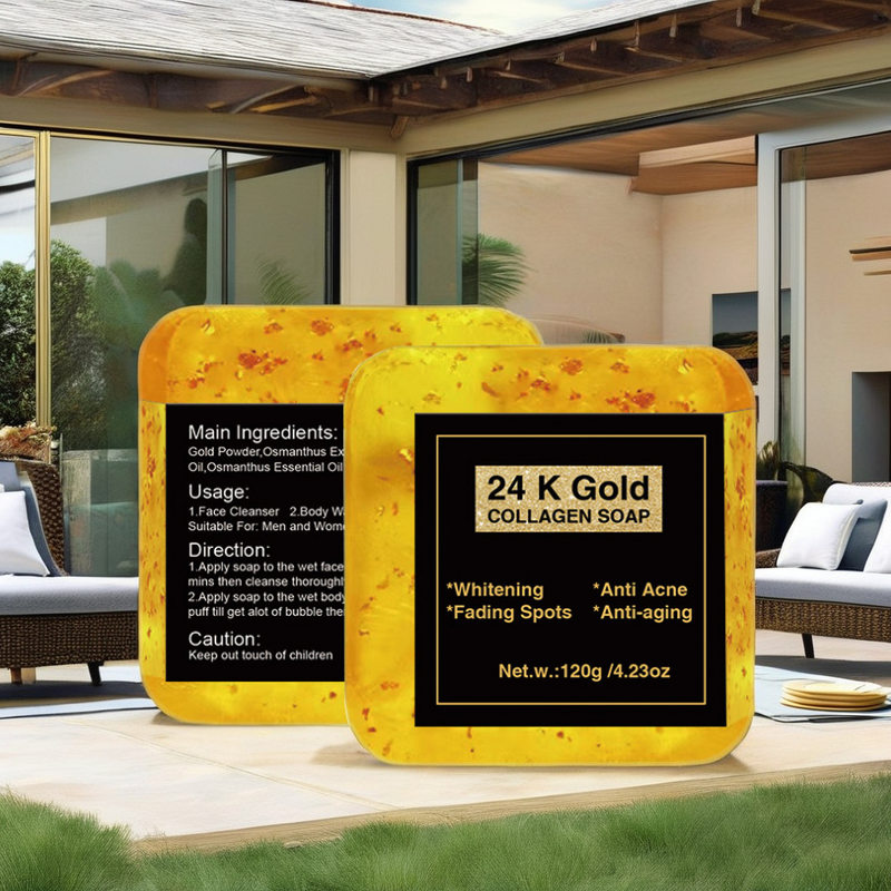 Bar Soap Manufacturer - Handmade Solid Herbal with Turmeric Lemon Kojic Acid for Dark Spot Acne Removal & Snoflack