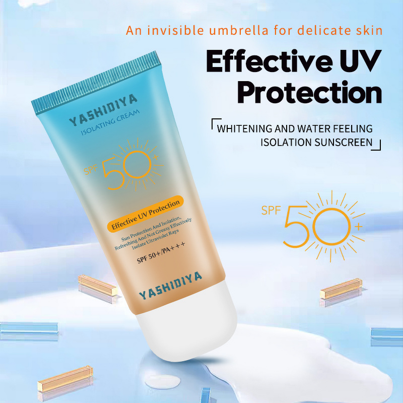 Sunscreen Cream Manufacturer - SPF50 PA+++ Refreshing Non-Greasy Waterproof UV Resistant & YASHIDIYA