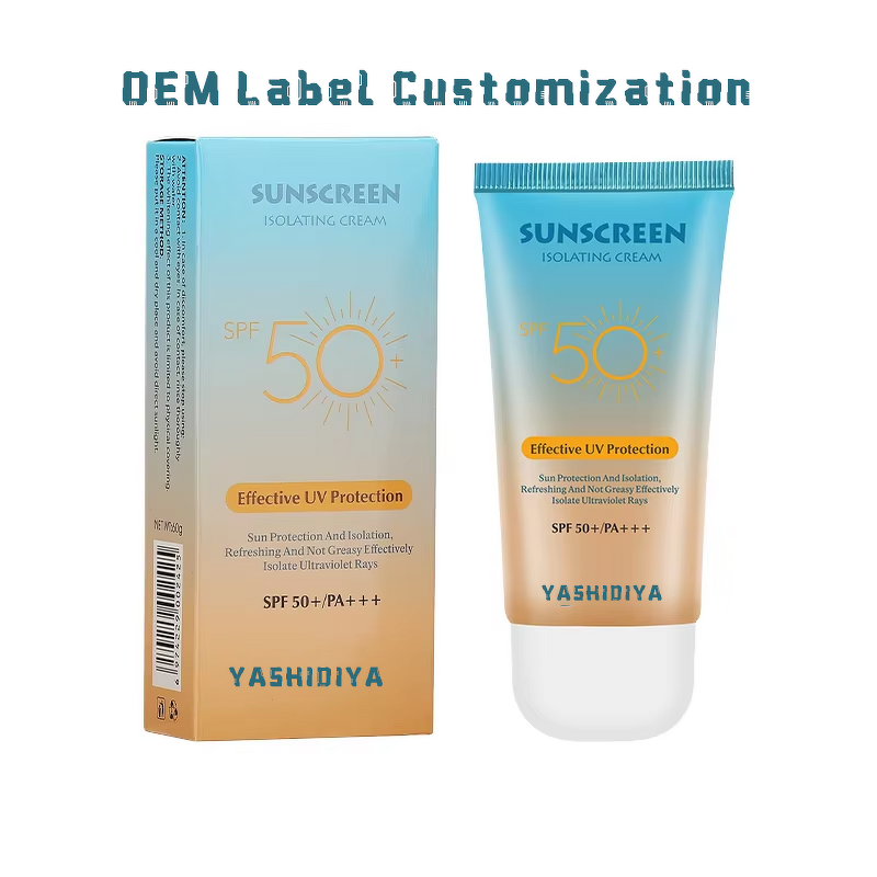 Sunscreen Cream Manufacturer - SPF50 PA+++ Refreshing Non-Greasy Waterproof UV Resistant & YASHIDIYA