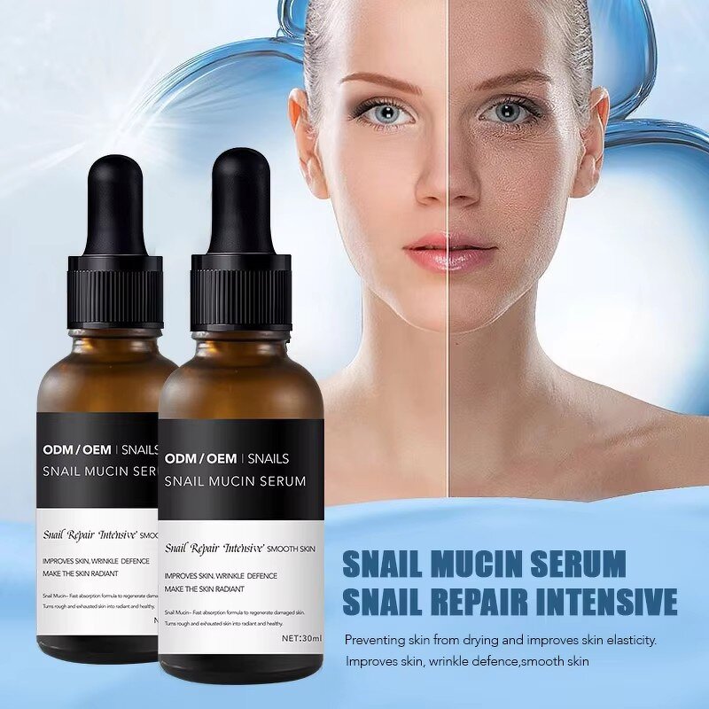 Face Serum Manufacturer - Snail Whitening Anti-Aging with Vitamin C Hyaluronic Acid & Custom Logo