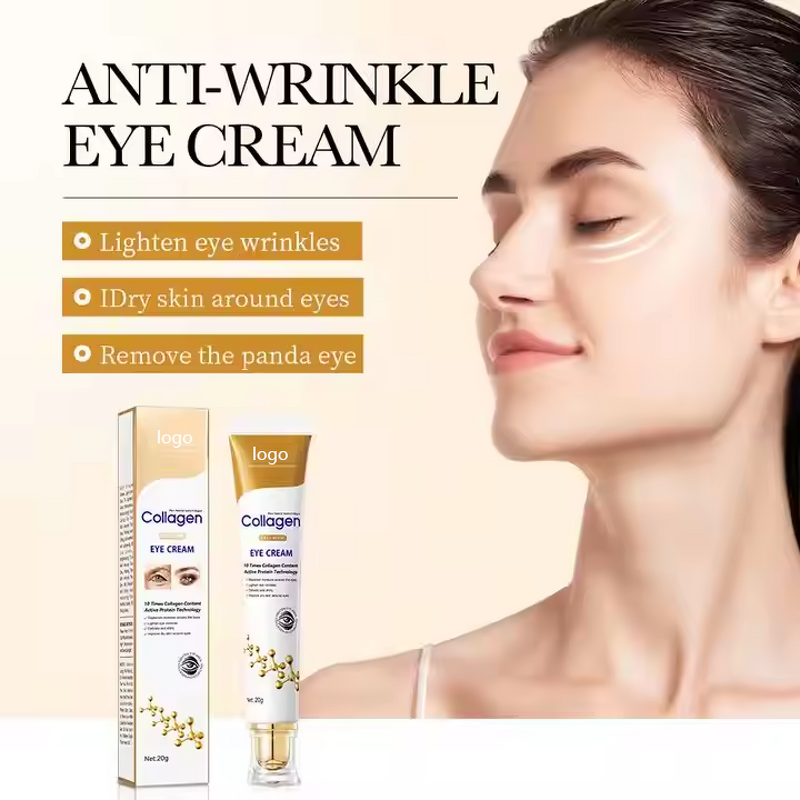 Eye Cream Manufacturer - Vegan Retinol Bone Collagen Anti-Aging for Dark Circles & Private Label Custom Logo