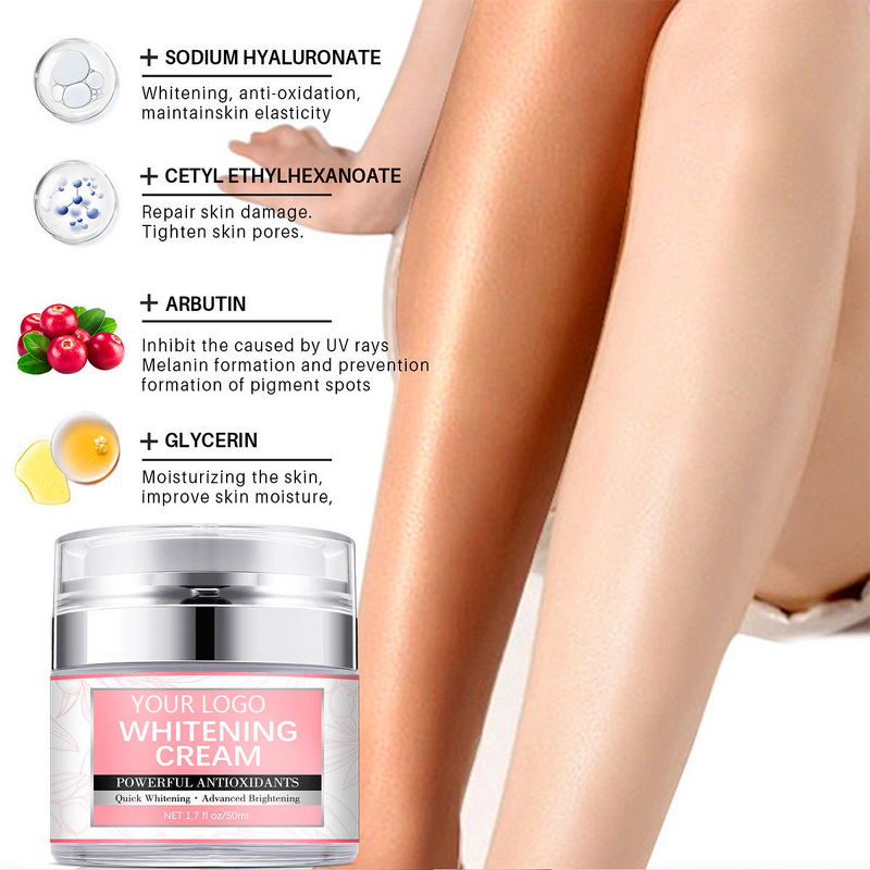 Body Lotion Manufacturer - Organic Whitening Lightening Cream for Bikini Area Unscented & Lanthome JM-556 Private Label