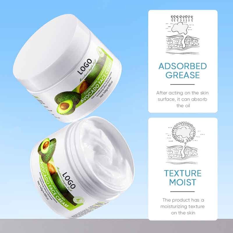 Face Cream Manufacturer - with Pure Avocado Glycerin and Jojoba Oil Moisturizes Brightens & OEM ODM Factory