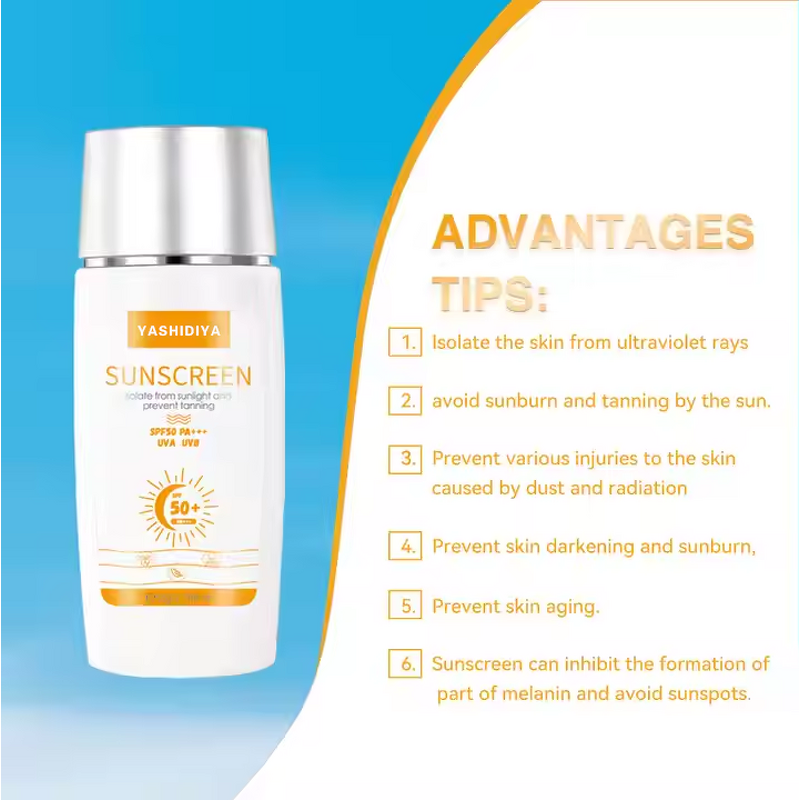 Sunscreen Lotion Manufacturer - Natural Vegetarian SPF 50 with UV Protection Moisturizing Waterproof & Own-Brand