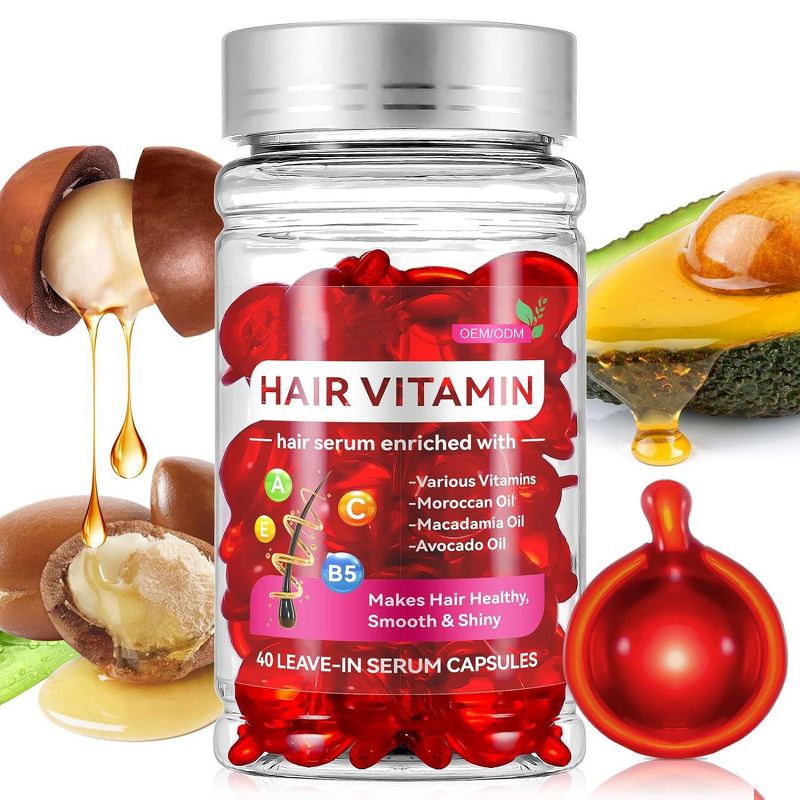 Hair Growth Oil Manufacturer - Organic with Keratin Treatment Vitamin C E Moisturizing Capsule