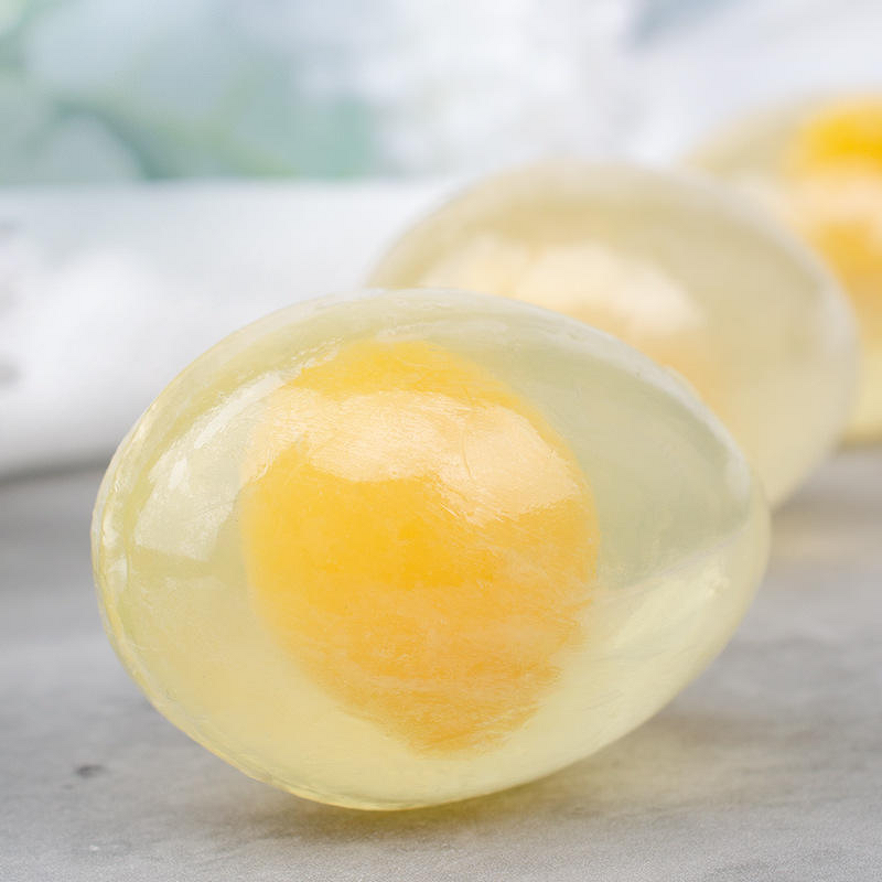 Soap Wholesale Supplier - 80g Organic Herbal Egg Collagen with Papaya Milk for Whitening Face Bath Bar