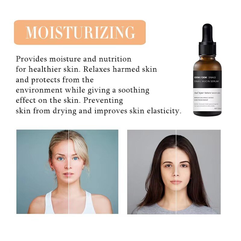 Face Serum Manufacturer - Snail Whitening Anti-Aging with Vitamin C Hyaluronic Acid & Custom Logo