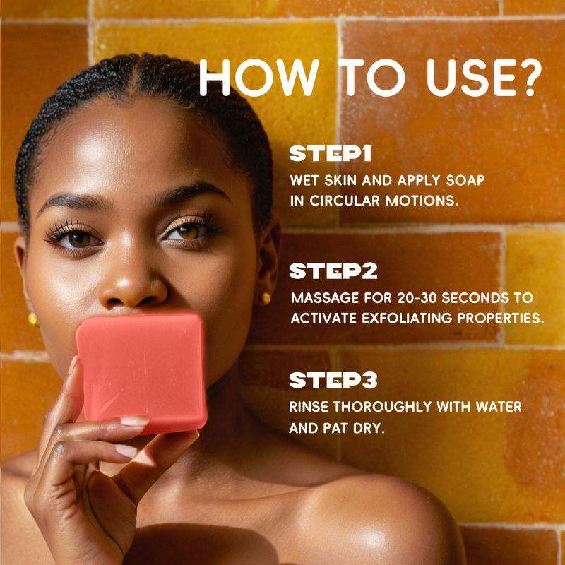 Soap Bars Manufacturer - Lemon Fragrance Kojic Acid with Vitamin C Turmeric for Dark Spot Remover & Hot Bath