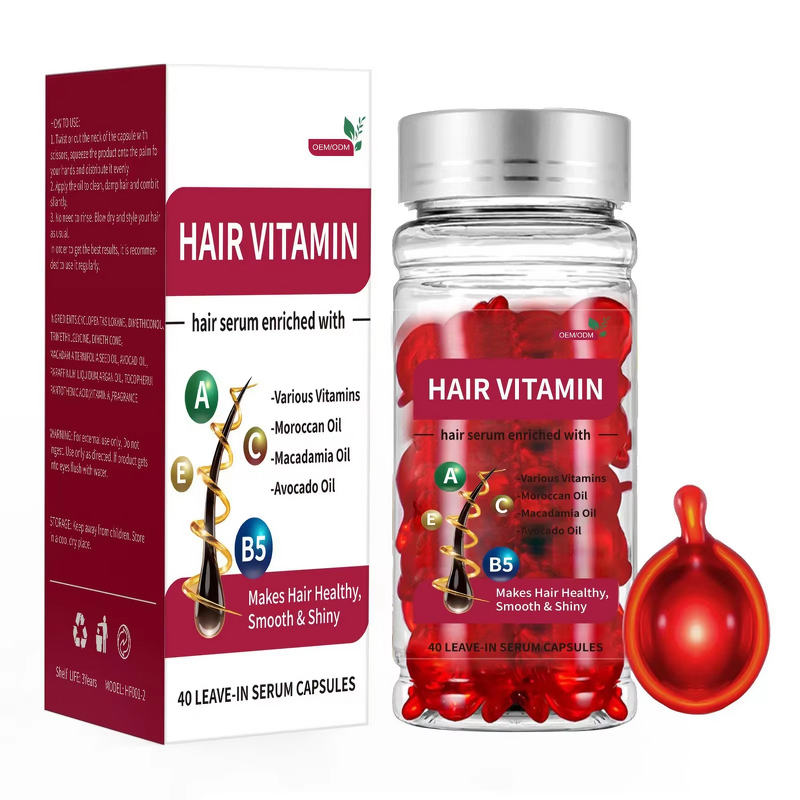 Hair Growth Oil Manufacturer - Organic with Keratin Treatment Vitamin C E Moisturizing Capsule