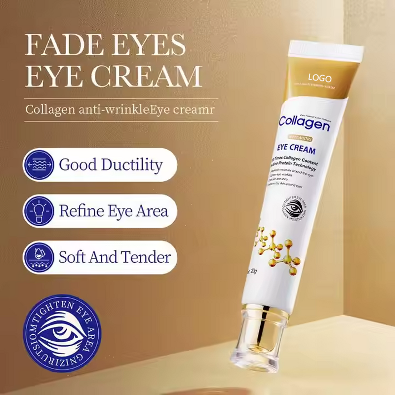 Eye Cream Manufacturer - Vegan Retinol Bone Collagen Anti-Aging for Dark Circles & Private Label Custom Logo