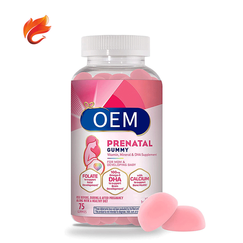 Prenatal Gummies Manufacturer - OEM DHA Calcium Folate Vitamin Mineral for Mom & Baby