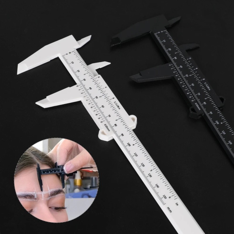 Eyebrow Caliper Factory - Plastic Measuring Vernier Ruler
