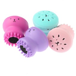 Silicone Cleansing Brush Factory - Octopus Shape Pore Exfoliating