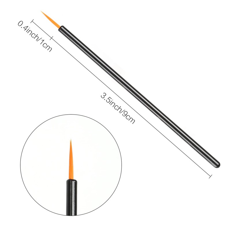 Eyeliner Brush Manufacturer - 50PCS Long Tip Wand