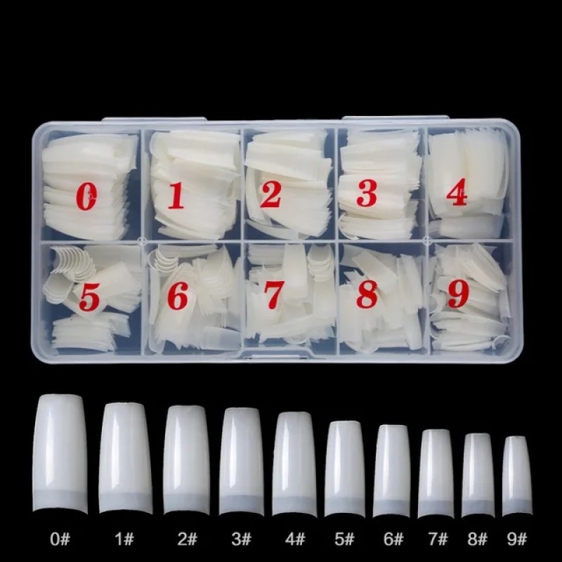 Stiletto Nail Tips Factory - 500Pcs Transpress False