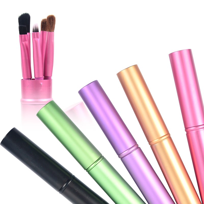 Mini Eye Brush Set Factory - 5pcs Travel Portable Professional