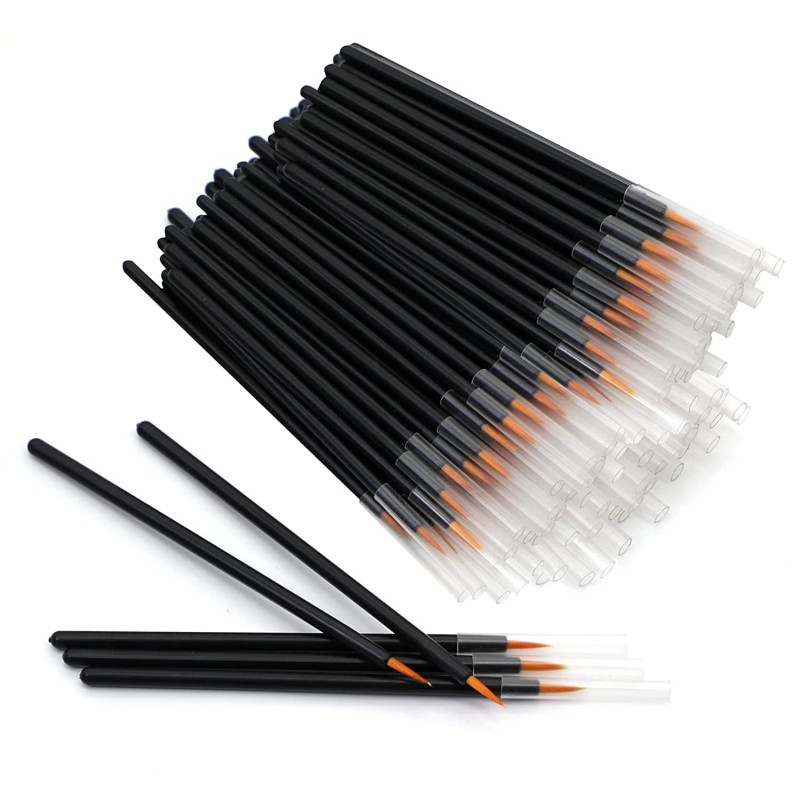 Disposable Eyeliner Brush Supplier - 50Pcs One-Off Liquid