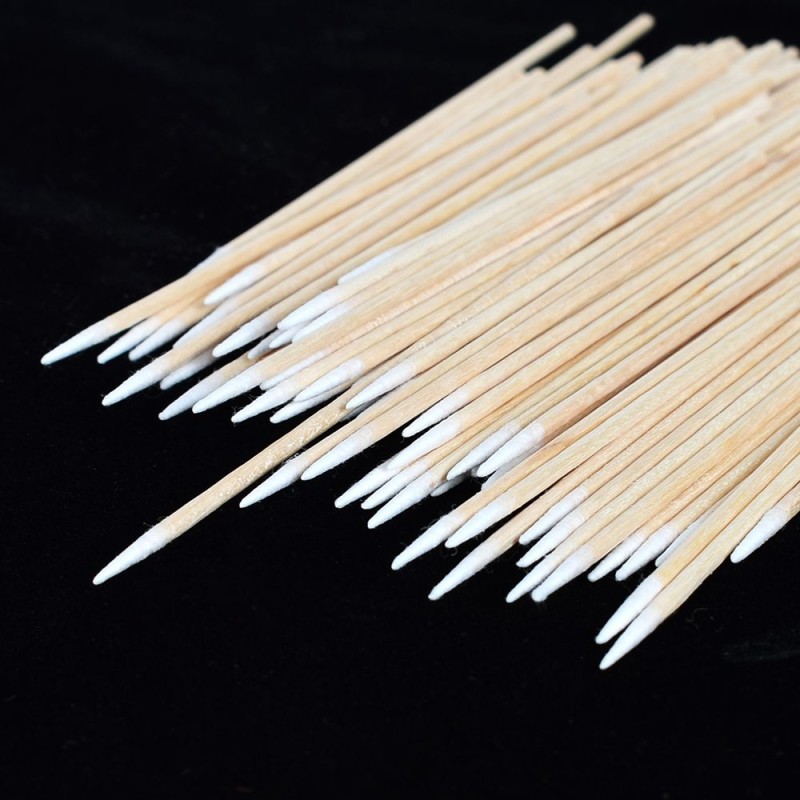 Wooden Cotton Swab Supplier - 100 PCS Cheap Price