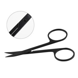 Eyebrow Scissors Supplier - Mini Black Stainless Steel