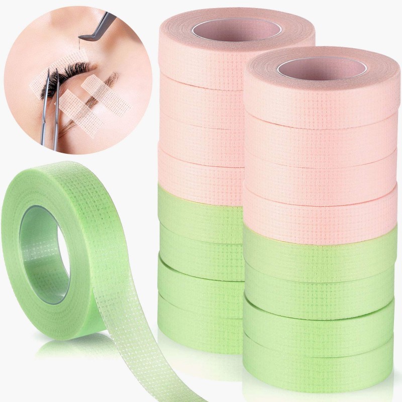 Lash Tape Factory - Green Pink Adhesive Breathable