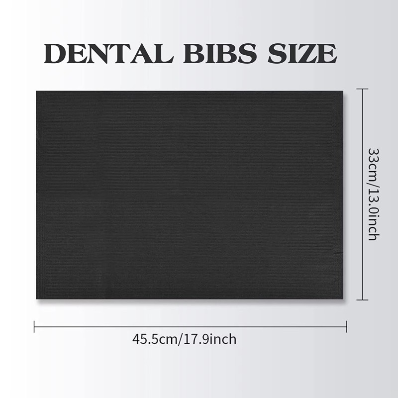 Tattoo Table Mat Supplier - 50pcs Waterproof Dental Bibs