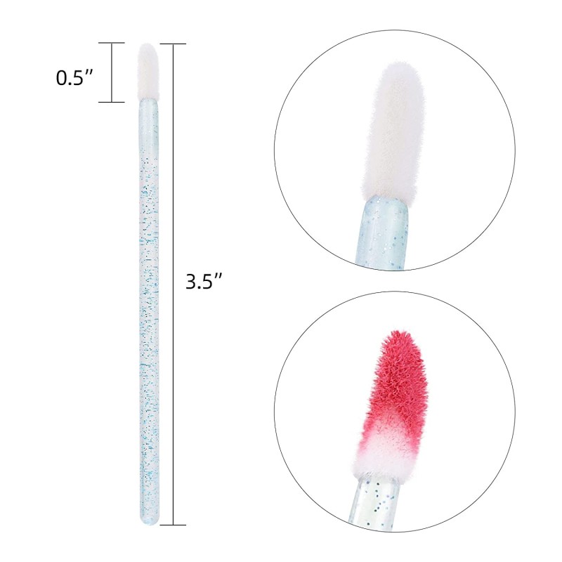 Disposable Lip Brush Factory - 50pcs Individual Lash Removing
