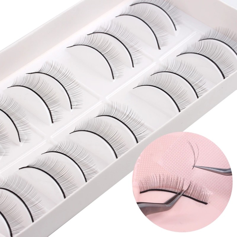 Practice Eyelashes Factory - 10Pairs Training Grafted Lashes