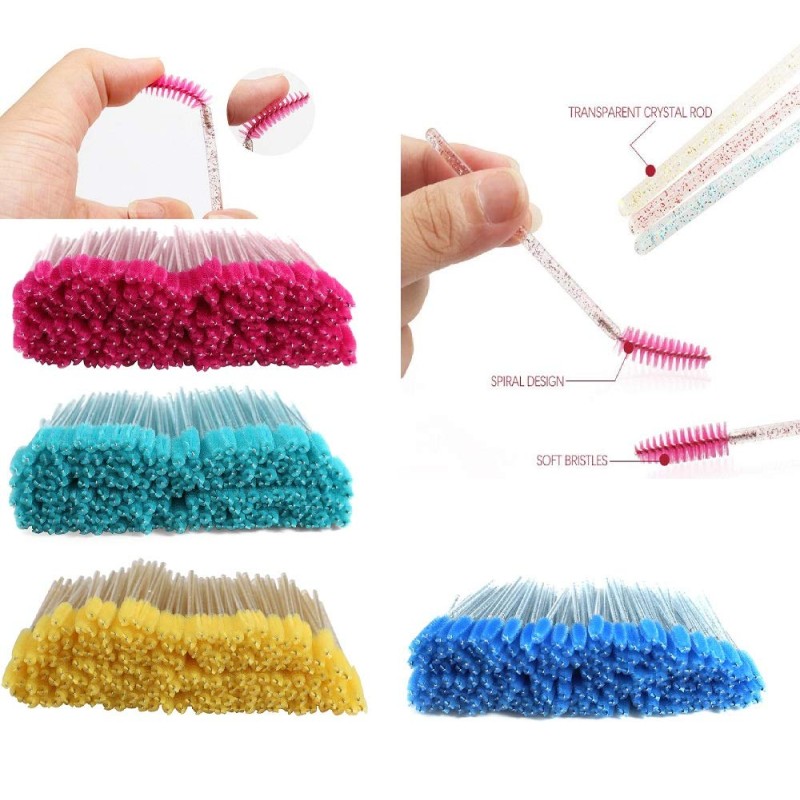 Crystal Makeup Brush Factory - Pink Disposable Applicator