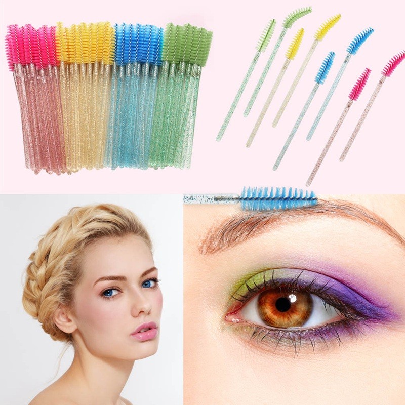 Crystal Makeup Brush Factory - Pink Disposable Applicator