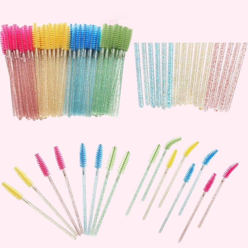 Crystal Makeup Brush Factory - Pink Disposable Applicator