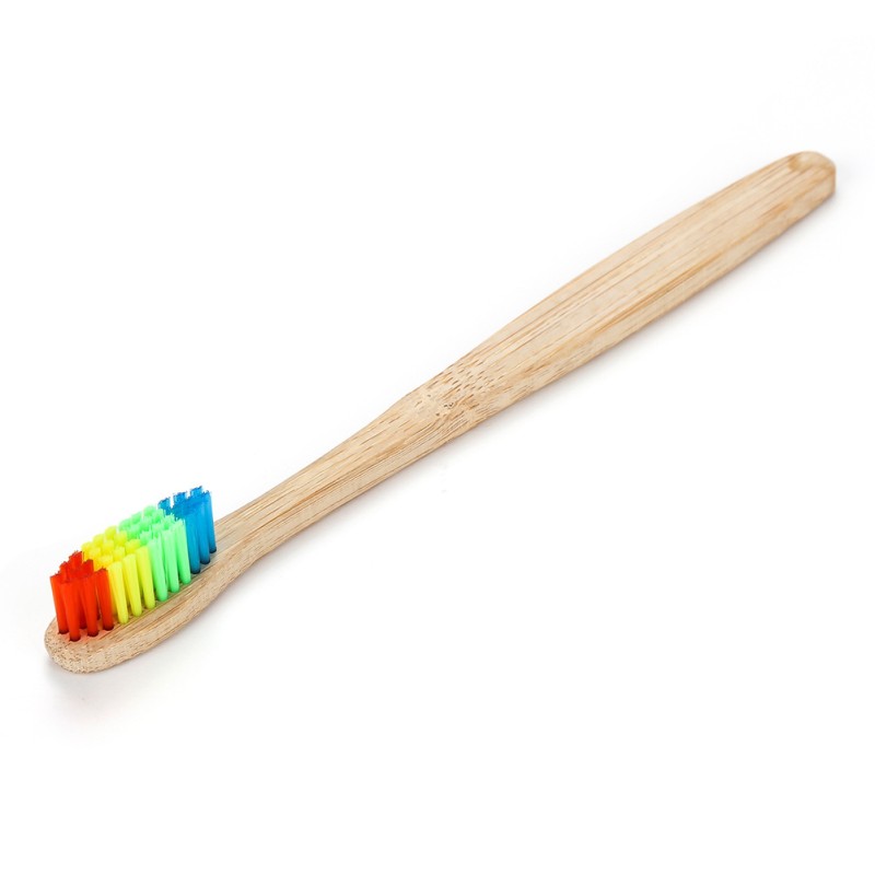 Biodegradable Toothbrush Factory - Colorful Bamboo Bristle