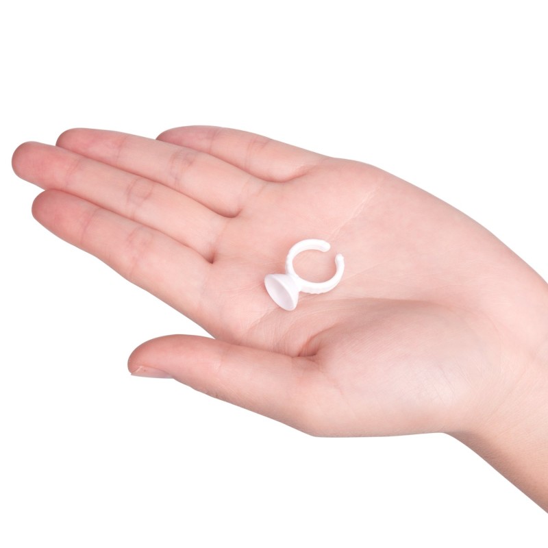 Plastic Glue Ring Manufacturer - Disposable Nail Art Holder