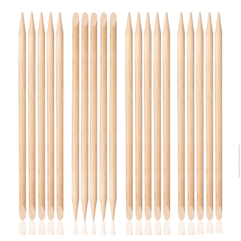 Orange Wood Stick Supplier - Double Sided Cuticle Remover
