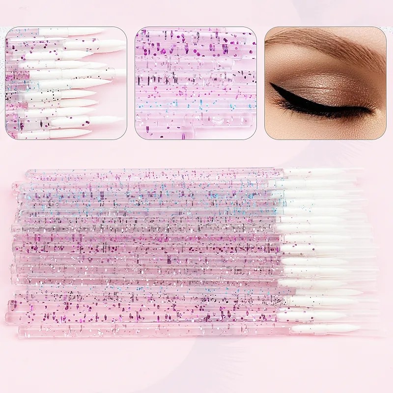 Eye Shadow Brush Factory - 50PCS Crystal Wand Applicator