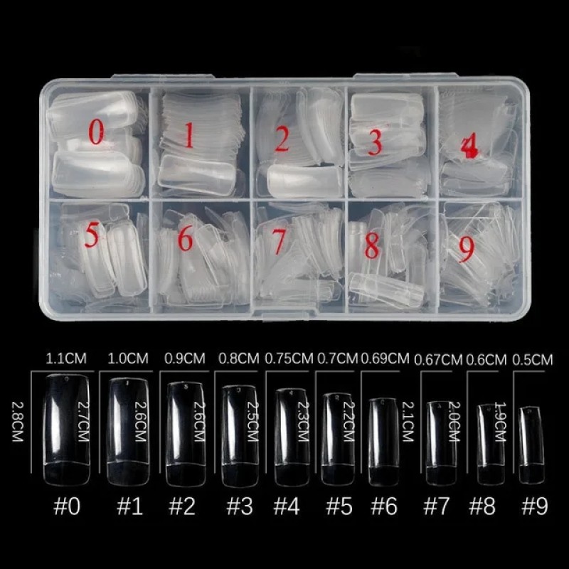 Stiletto Nail Tips Factory - 500Pcs Transpress False